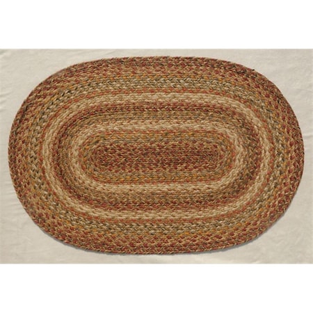 Homespice Decor Harvest Hudson Jute Braided Rugs - Oval 502070